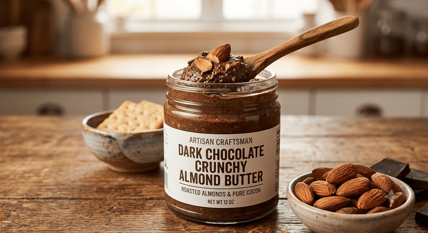 Dark Chocolate Crunchy Almond Butter